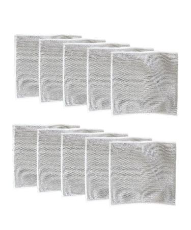 Dewedrt 2024 New Multi-Purpose Steel Wire Dishcloth Metal Wire Dishcloth for Scrubbing and Cleaning 10PCS