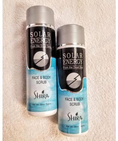 Shira Solar Energy Face & Body Scrub - Dead Sea Mineral Exfoliator for All Skin Types (8oz) - Shop Internationally - Buy Online on GoSupps.com
