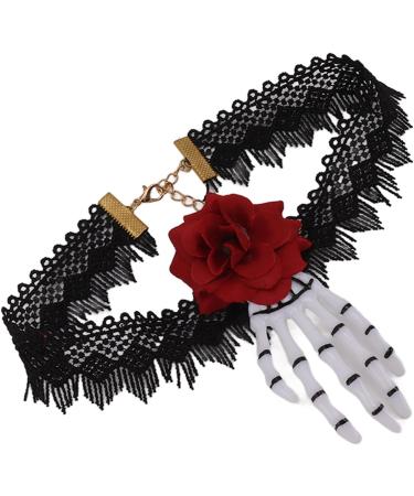 Buy Jeffergarden Halloween Lace Necklace - Realistic Soft Skin-Friendly Jewelry for Weddings & Special Dates - Buy Online on GoSupps.com