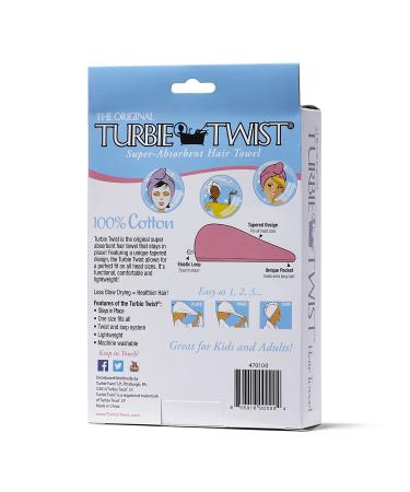 Turbie Twist Hair Towel - Original Design (Blue) | Fast Drying for All Hair Types - Buy Online on GoSupps.com