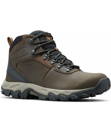 Columbia Men's Newton Ridge Plus II Waterproof Hiking Shoe 9.5 - Cordovan/Squash - Buy Online on GoSupps.com