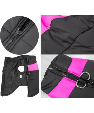 Shinmax Winter Dog Coat | Warm Jacket for Small & Medium Dogs | Padded Vest with Breast Protection | Pink - Buy Online on GoSupps.com