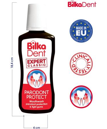 BilkaDent Expert Parodont Protect Mouthwash - Herbal Gum Protection 250ml | International Shipping Available - Buy Online on GoSupps.com