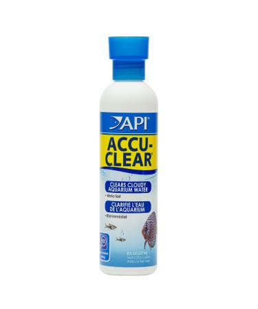 API ACCU-CLEAR Water clarifier, Clears cloudy aquarium water within several hours, Use weekly and when cloudy water is observed in freshwater aquariums only 8-Ounce