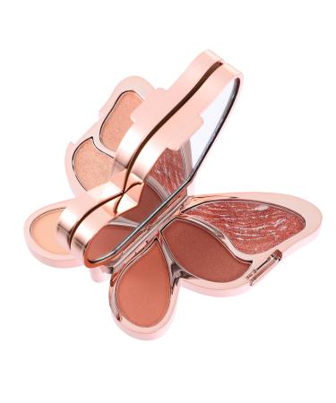FOMIYES 2 Pcs Eyeshadow Palette Blush for Cheeks Cheek Blusher Cosmetic Supplies Natural Lighter Woman 1 count (Pack of 1) As Shown 1x2pcs