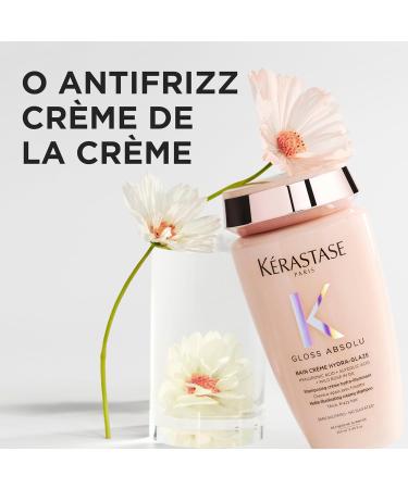 K RASTASE Gloss Absolu - Bain Hydra-Glaze - Shampoing Cr me Hydra-Illuminant et Anti-Frisottis - Acide Hyaluronique Glycolique et Huile de Rose - Cheveux pais Sujets aux Frisottis Format 250ml - Buy Online on GoSupps.com