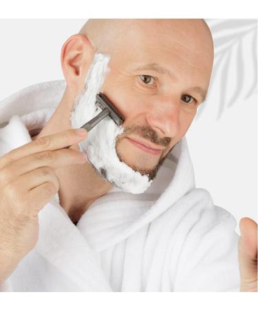 Ecoroyal Black Razor Plane Set for Men | Wet & Double Edge Razor with 10 Blades | Premium Metal Barber Tools - Buy Online on GoSupps.com