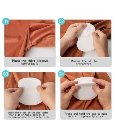 LFDecor Disposable Underarm Sweat Pads - 100 Pack Dress Shields for Hyperhidrosis Control & Comfort - Buy Online on GoSupps.com