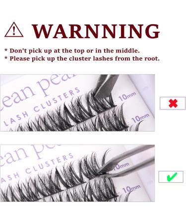 Cluster Lashes 144 Pcs Individual Eyelash Extensions - 10/12/14/15/16mm C/CC/D Curl - Thin Band, Reusable & Natural Soft - OP20 - Buy Online on GoSupps.com