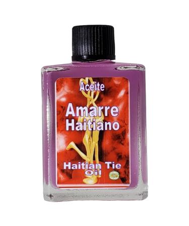 MAGICK SPACE Haitian Tie Oil (Amarre Haitiano Aceite) Spiritual Anointing Oil by CASA ESOTERICA Binding Spell - Strengthen Relationships & Connections-0.5 FL OZ(1 PACK)