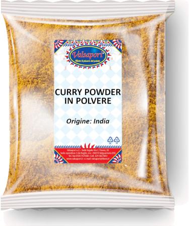 Valsapori Sun Dried Curry Powder - 100 g Bag | Gluten Free Product | Precious Curry Ideal Spice for Giving A Touch of Spiciness to Oriental Dishes (Curry in Powder)