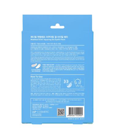 Mediheal N.M.F Aquaring Gel Eye Fill Patch - 5 Pouch Anti-Wrinkle Under Eye Care Patches with NMF, Marine Collagen, and Ceramide for Intensive Moisturizing and Elasticity - Buy Online on GoSupps.com