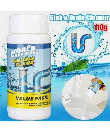 2-Pack Powerful Sink & Drain Cleaner Powder - Portable Cleaning Tool for Kitchen & Toilet Pipes - Buy Online on GoSupps.com