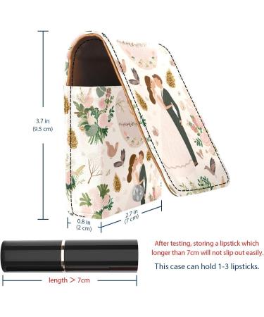 Travel Lipstick Organizer Case - Portable Makeup Bag with Mirror | Cake and Bird Pink X904x1wiuz - Buy Online on GoSupps.com