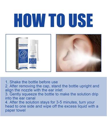 OTBK Tinnidrop Tinnitus Relief Spray Tinnitus Relief for Ringing Ears Tinnitus Relief Device Earwax Cleaning Care Spray for Relieves Tinnitus Ear Back - Buy Online on GoSupps.com