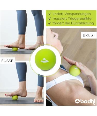 Bodhi Fascia Set - 3 Flexible Massage Balls for Whole Body Self-Massage | 6.5 cm Diameter - Buy Online on GoSupps.com