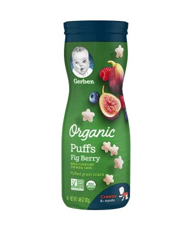 Gerber Organic Puffs 8 + Months Fig Berry 1.48 oz (42 g)