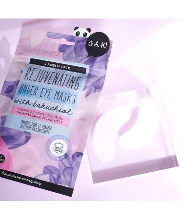 Oh K! Rejuvenating Under Eye Mask Multi-Pack - 7 Pairs | Brighten, Hydrate, and Refresh Tired Eyes - Buy Online on GoSupps.com