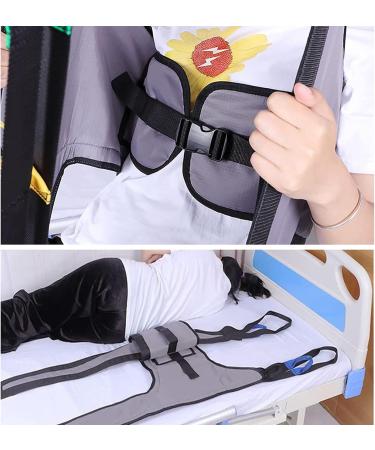 Patient Lifter Heavy Duty Transfer Belt Divided Leg Shower Sling Universal Handicap Lift Commode Sling with 4 Point Support Tranfer Sling for Patients Shower Bath for Elderly Disabled Grey - Buy Online on GoSupps.com
