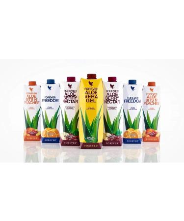 Forever Living FLP Aloe Vera Gel Drink - 2 Canisters - Buy Online on GoSupps.com