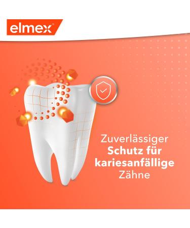 Elmex Toothpaste Caries Protection 2x75ml - Double-Effective Calcium Fluoride Shield for Stronger Teeth - Buy Online on GoSupps.com