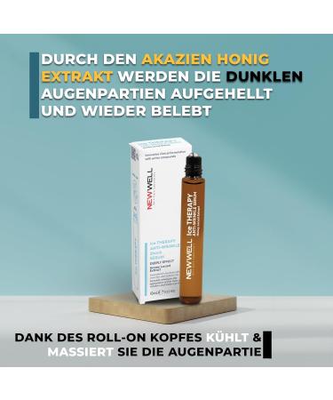 NEWWELL Eye Serum for Wrinkles & Dark Circles - Anti-Aging Care with Natural Ingredients - Reduces Bags Under Eyes | 10ml - Buy Online on GoSupps.com