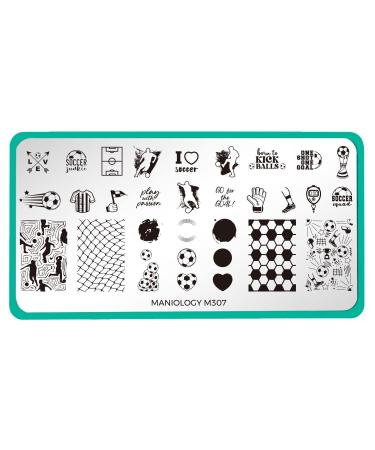 Buy Maniology Game On Nail Stamping Plate Set | Sports-Inspired Nail Art Designs for Creative Manicures - International Shipping Available - Buy Online on GoSupps.com
