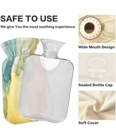 Natural Luxury Marble Hot Water Bottle | 2L Pain Relief & Warmers for Hands Feet & Cramps - International Shipping - Buy Online on GoSupps.com