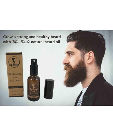 Premium 100% Natural Beard Oil - Nourishing Hydrating Growth-Stimulating with Spray - 30ml - Perfect for Sensitive Skin - Buy Online on GoSupps.com