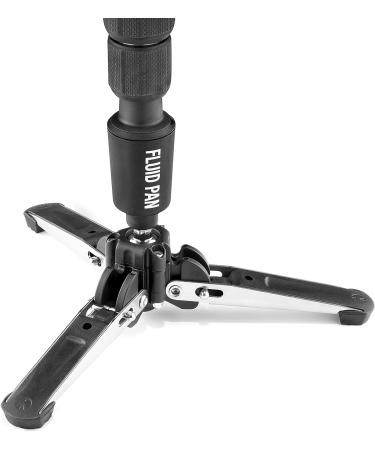 Manfrotto Element MII Video Aluminium Fluid Monopod  Slim and Lightweight  Loads up to 16kg  Foldable Fluid Base  4 Sections  Twist Locks  for mirrorless and DSLR Cameras ELMI 4 SEC - Buy Online on GoSupps.com