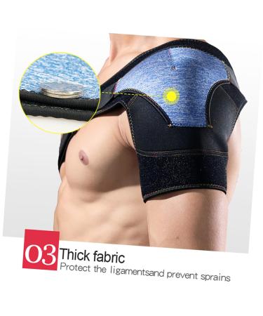 FOMIYES Shoulder Support Brace - Stability Pressure Pad & Heated Eye Pads for Optimal Comfort & Care - International Shipping Available - Buy Online on GoSupps.com