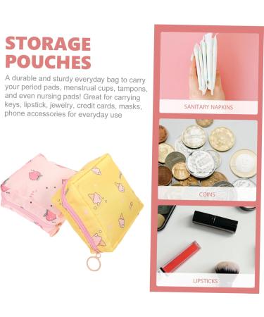 Plafope 2-Piece Women's Bandage Bags - Stylish Menstrual Tape Holders for Outdoor Use - Adorable Tampon Inserts - Buy Online on GoSupps.com