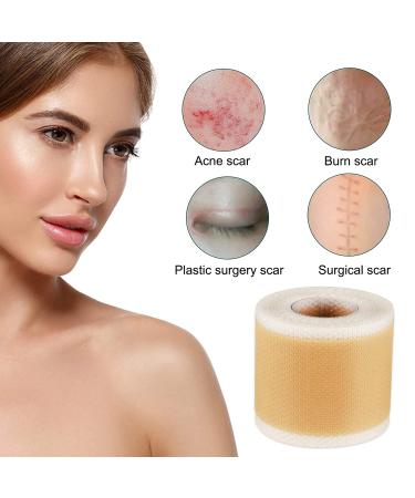 Medical Grade Silicone Scar Tape Roll - 1.6x120 | Professional Scar Removal for C-Section, Surgery, Burn, Keloid, Acne | Reusable Silicone Strips - Buy Online on GoSupps.com