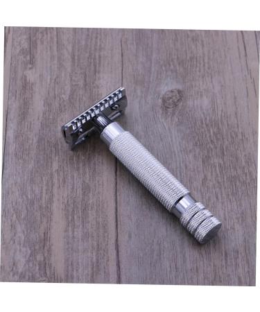 Beavorty Wooden Safety Razor for Men | Premium Double Edge Razor with Silver Holder - Eco-Friendly Grooming - Buy Online on GoSupps.com