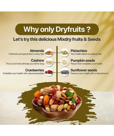 Spices Origin Roasted Premium Nuts Seeds & Berries (Sports Mix) |Combo Pack of 2| 500 Grams_Packing May Vary - Buy Online on GoSupps.com