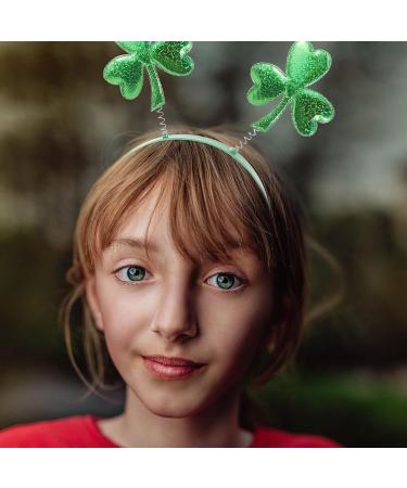 3 Pieces St. Patrick's Day Headband - Green Shamrock Hair Hoop for Holiday Decoration | St. Patrick's Day Accessories - Buy Online on GoSupps.com