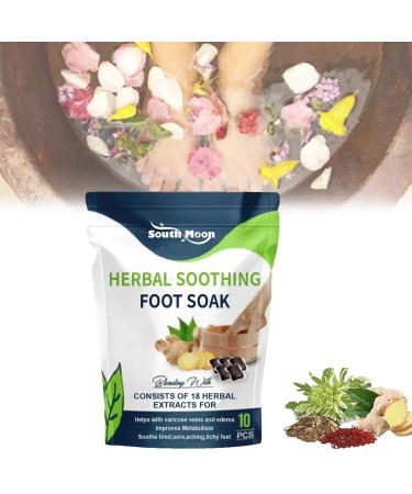 Oveallgo Pro Herbal Detox Foot Soak Beads Herbal Detox & Sh_aping Foot Soak Beads Natural Detoxingherbs Cleansing Foot Soak Beads Body Detox Foot Soak Beads Relieve Foot Pressure (1 Pack)