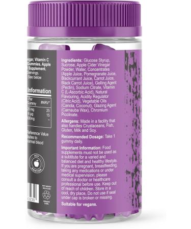 Strawberry Flavour Keto Gummies - 60 Vegan & Gluten-Free Weight Loss Support Snacks - Buy Online on GoSupps.com