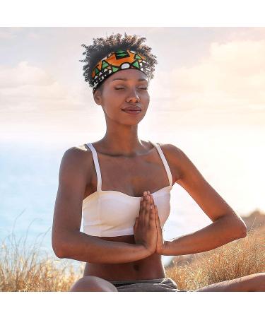 Canlierr African Headband Set - 10 Boho Print Turbans for Women & Girls, Wide Elastic Yoga Headband for Sports & Hair Accessories (Chic Patterns) - Buy Online on GoSupps.com