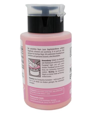Laura Acetone-Free Nail Polish Remover | Gentle & Reliable | 200ml Microplastic-Free Bottle | Ideal for Fragile Nails - Buy Online on GoSupps.com
