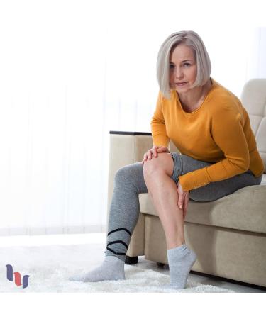 Hugh Ugoli Women Diabetic Ankle Socks 4 Pairs - Super Soft Bamboo, Wide Top, Seamless Toe - Lilac (10-12) - Buy Online on GoSupps.com