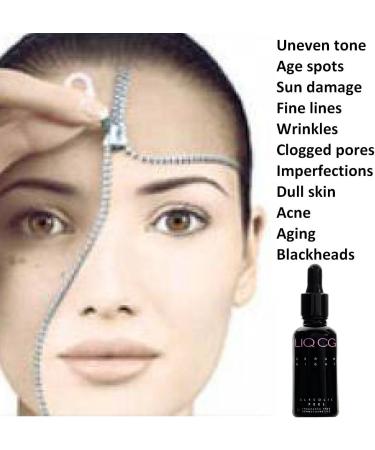 GLYCOLIC PEEL Serum Night for Face LIQ CG. All Skin Types 7% Glycolic Acid + Hyaluronic Acid + Vitamin E. Removes Dead Cells Revealing Smoother Brighter Firmer Younger Looking Skin. Fades Hyperpigmentation Age Spots and Sun Damage. Helps Reduce Fine Lines - Buy Online on GoSupps.com