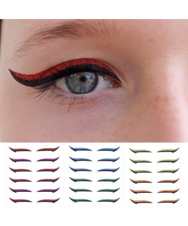 Beatifufu 18 Pairs Anti Sweat Eyeliner Eye Lift Tape Adhesive Eye Line Strip Self- Adhesive Eye Lift Strips Eye Makeup Tape Diy Eyelid Tape Adhesive Eyeliner Tape Man Sticker Prom Tool 9x10cm As Shown 1 - Buy Online on GoSupps.com
