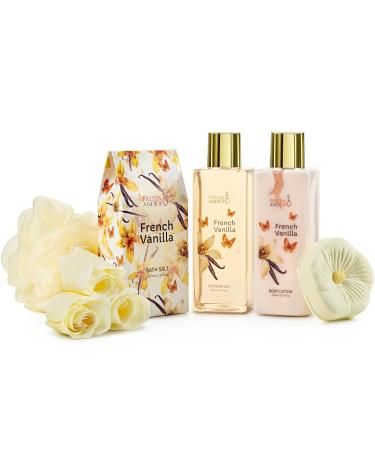 Elegant French Vanilla Bath Set - Luxury Gold High Heel Shoe Spa Gift for Gifting Pampering & Home D cor - Buy Online on GoSupps.com