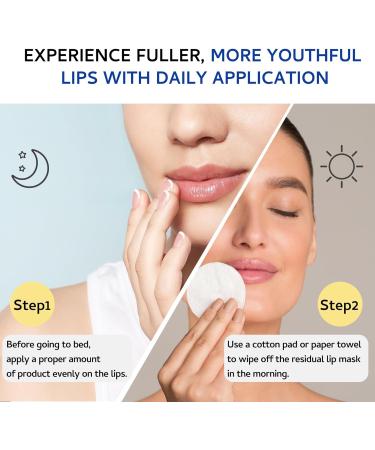 Lip Sleeping Mask(20g) Lip Collagen Lip Mask Overnight Lip Plumper Advanced with Hydridic Acids Lip Mask With Peptide Complex For Lip Wrinkles Repair Overnight Lip Masks - Buy Online on GoSupps.com