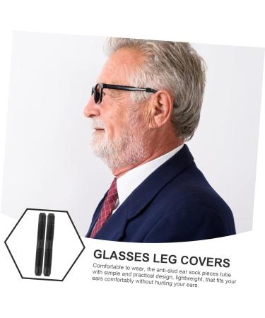 10 Pairs Anti-Slip Glasses Ear Grips | Eyeglass Support & Accessories - Fixed Nose Pads Black - Buy Online on GoSupps.com