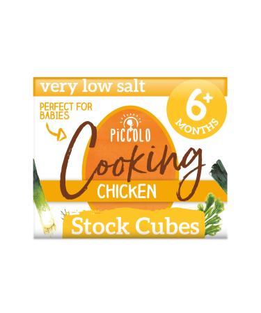 Piccolo Cooking Chicken 6 Stock Cubes 6+ Months 48g (Pack of 1) Chicken Stock