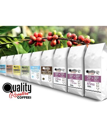 Quality Roasters Coffees. Natural Coffee Beans. 100% Arabica. Single Origin Colombia. Hand Roasted. Medium Roast. (1 Kg Chocolate) - Buy Online on GoSupps.com