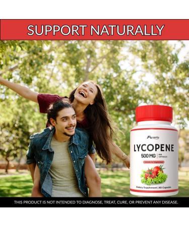 Mysurty Lycopene Supplements for Men | lycopene Supplement | Lycopene 500mg | Capsules for Men & Women - 60 Capsules (Pack 2) - Buy Online on GoSupps.com