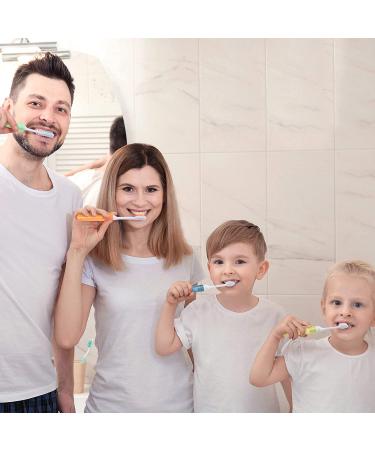 6-Piece Mini Travel Toothbrush Kit with Folding Design and Toothbrush Box for Travel, Camping, School, Home, Business Trip - Yellow/Blue - Buy Online on GoSupps.com